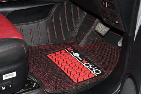 Top Gear 4D RODY HC Leatherite Mats for Toyota A/T (Black, HC-Red//Bla ...