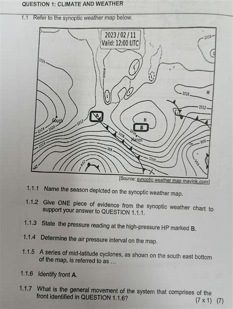 Image result for Synoptic Weather Map