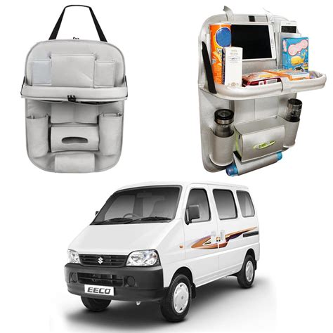 Oshotto Car Backseat Storage Organizer with Foldable Tray, Multi-Pocket ...