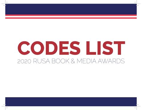 Codes Lists 的图像结果