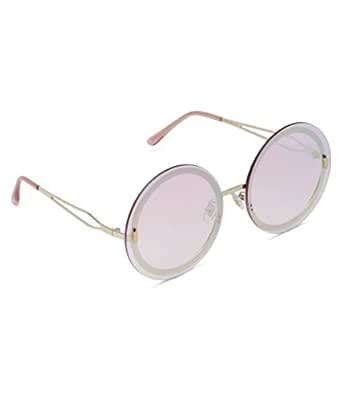 Buy Marc Louis UV protected Round Women Sunglasses ML4006 C2 60- Gold ...