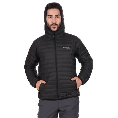 Columbia Men Black Alpha Trail Down Hooded Jacket