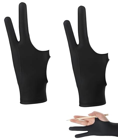 2pcs Artist Gloves, Drawing Gloves With Palm Rejection for Tablet ...