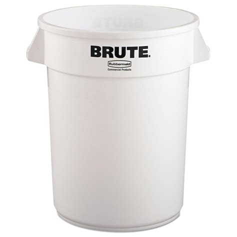Rubbermaid Commercial Products 20-Gallon White Plastic Commercial ...