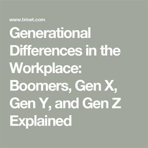 Image result for Generational Differences Explained