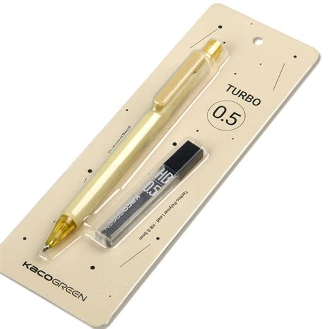 Turbo Mechanical Pencil 0.5 Premium + Resin Leads -KACO – SCOOBOO