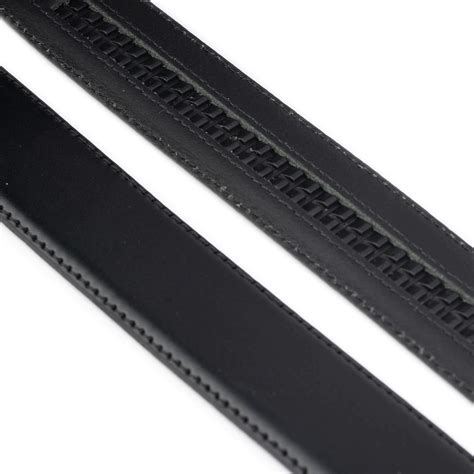 Buy Black Mens Belt With Slide Buckle - Real Leather 3.5 Cm