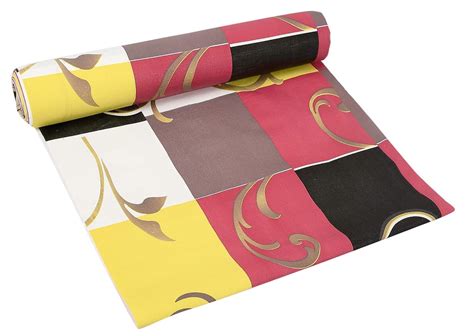 Kuber Industries Checkered Print Shelf Liners for Kitchen Shelves ...