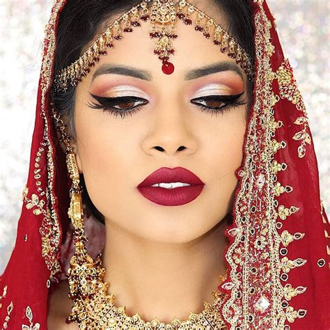 Image result for Indian Bride Makeup Tutorial