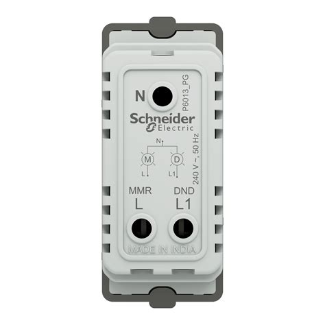P6013_PG_N - DND and MMR Indicator, Livia, 1 module, painted grey ...