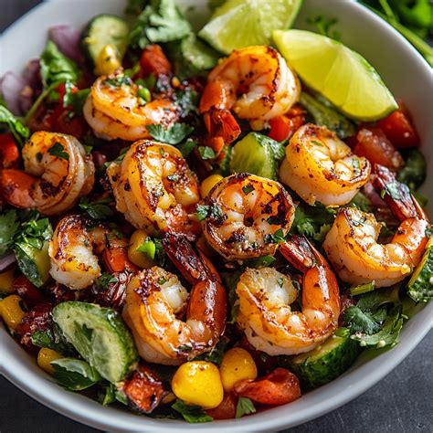 Chili Lime Shrimp Salad - Mini kitchen magic