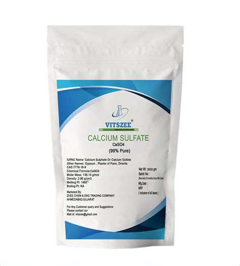 VITSZEE CHEMICALS FERTILIZERS Calcium Sulfate/calcium sulphate/ Caso4 ...