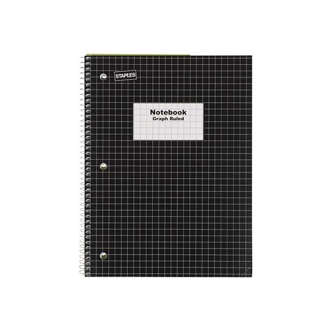 Tru Red 132713 1-Subject Notebook 8-Inch X 10.5-Inch Graph Ruled 70 ...