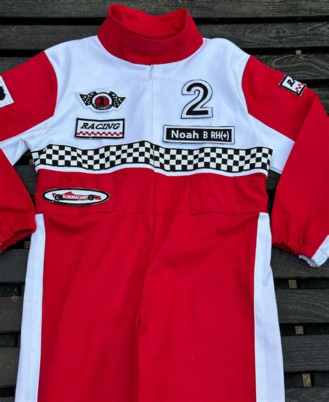 Personalized Racing Suit: First Birthday Costume, Race Car Theme - Etsy