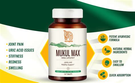 Mukul Max Joint Support Supplement - For Knee Pain, Swelling, Stiffness ...