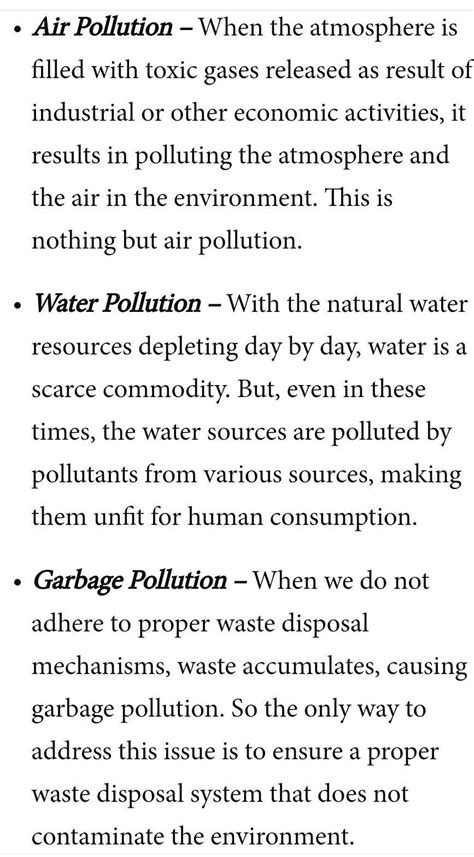 Type of environment problem ? - Brainly.in