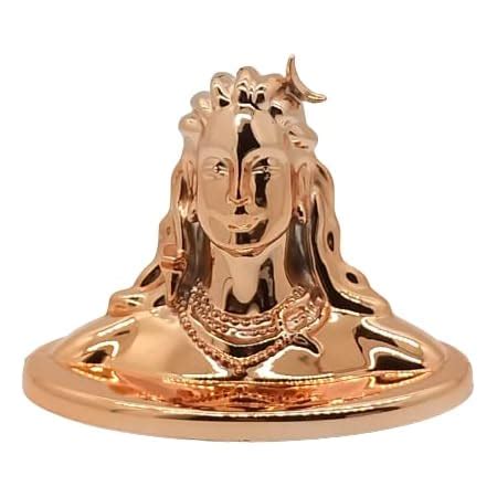 Buy Silver trees-Copper Shiva Statue Adiyogi Lord Shiva God Idol ...