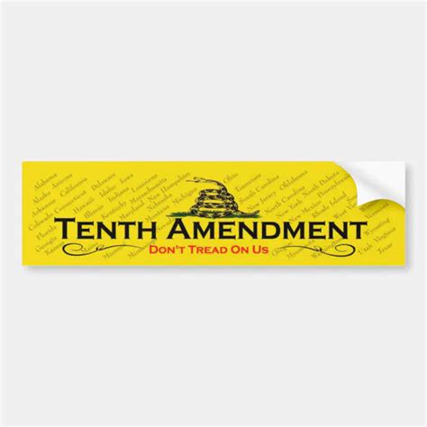 Image result for 10th Amendment Sticker