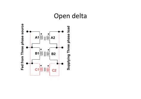 Open Delta Open Wye Transformer Connection 的图像结果