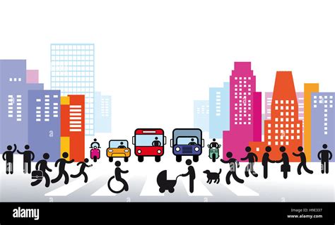 City with People 的图像结果