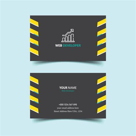 Business Card Template 的图像结果