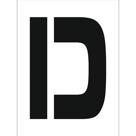 Nmc Individual Character Stencil 12" Number Set, PMC12-D PMC12-D | Zoro