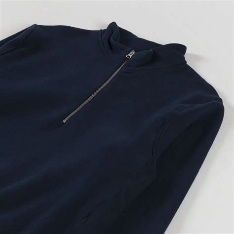 Navy Quarter Zip