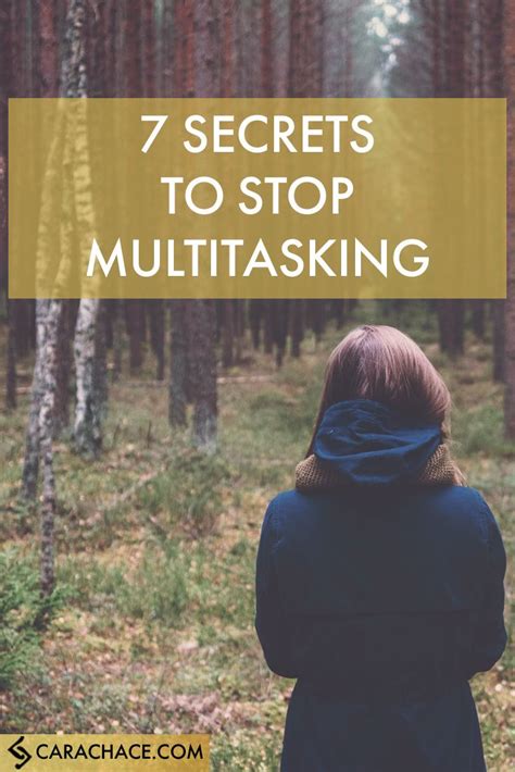 Image result for How to Stop Multitasking