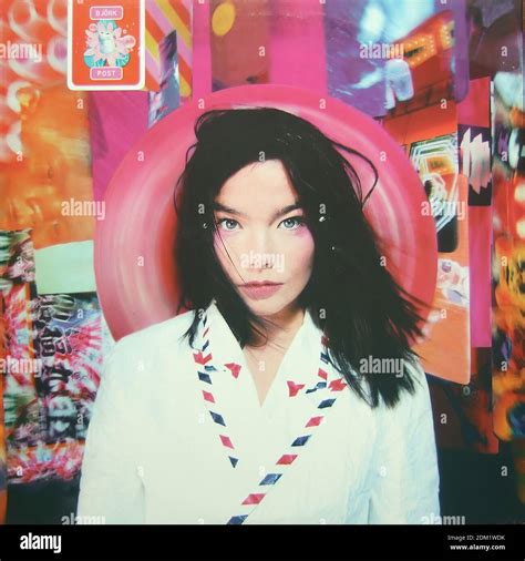 Bjork - Post - Vintage vinyl album cover Stock Photo - Alamy