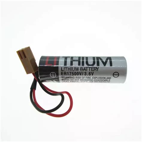Toshiba Lithium Battery ER17500V/3.6V Single BAT with Brown & Black Pl