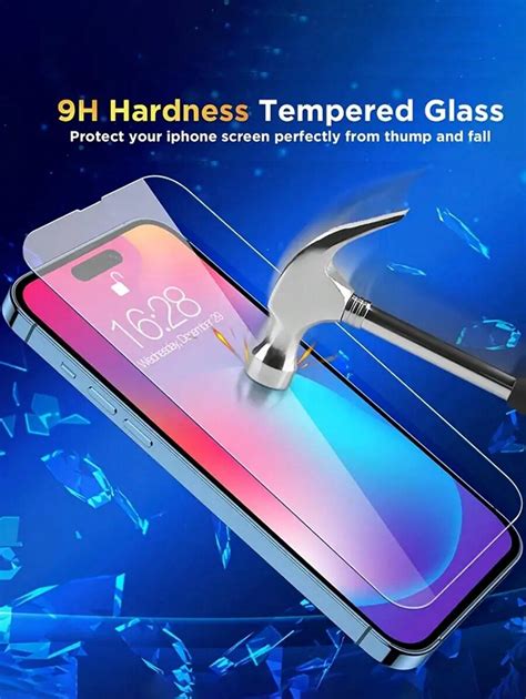 3 Pieces Full Screen Transparent Mobile Phone Screen Protector IPhone ...