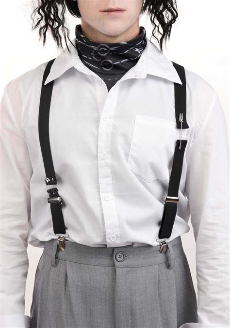 White Shirt Edward Scissorhands Costume for Men | Movie Costumes