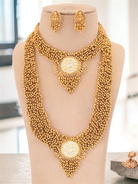 Golden Shitala Temple Jewellery Set – Bling Bag