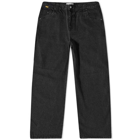 Dime Baggy Denim Pants Washed Black | END. (AT)