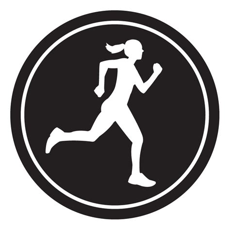 Woman Running Sticker 的图像结果
