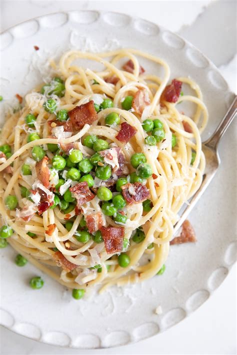 Pasta with Bacon and Peas | Recipe | Bacon pasta, Yummy pasta recipes ...
