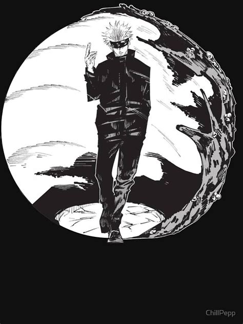 "Gojo   Jujutsu Kaisen" Pullover Hoodie by ChillPepp  