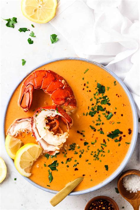 Cream Of Lobster Soup Recipe Lobster Bisque
