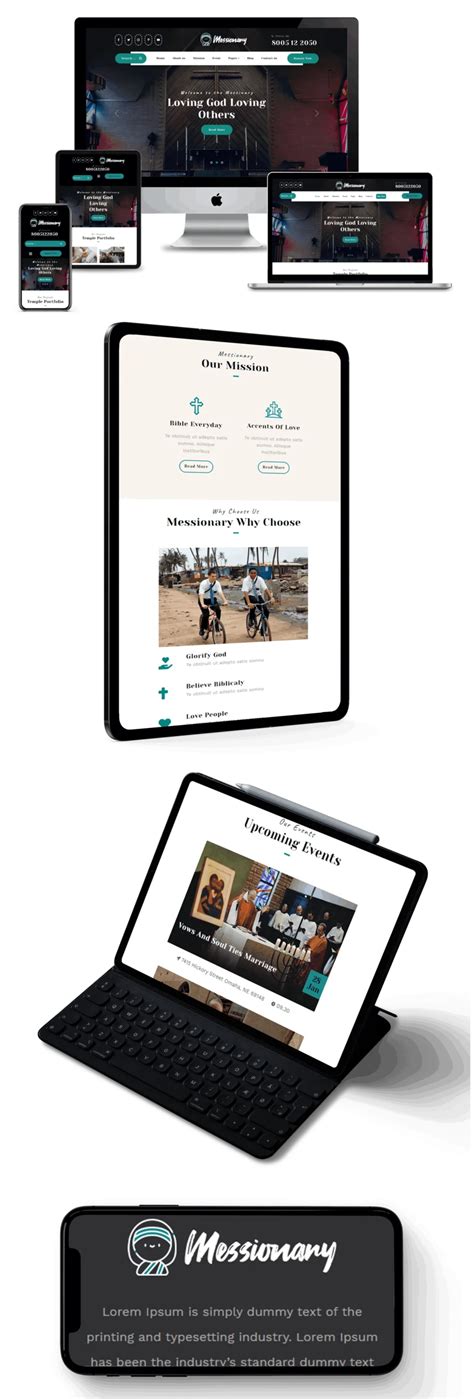 Missionary WordPress Theme For Missionary Organizations.