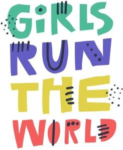 KD girls run the Sticker Poster|Motivational Poster|Inspirational ...
