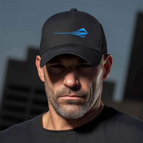 Buy Corvette C8 Stingray Blue Logo Baseball Cap, Flexfit® Hat, Unisex ...