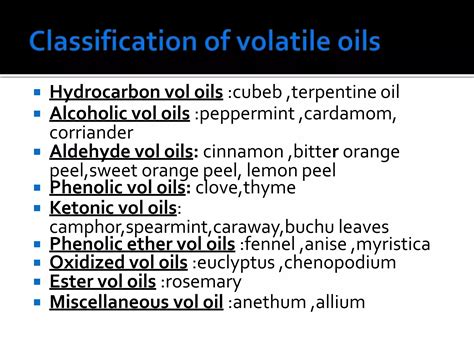 Volatile oils ppt | PPTX