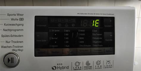 Error 1E LG Washing Machine 的图像结果