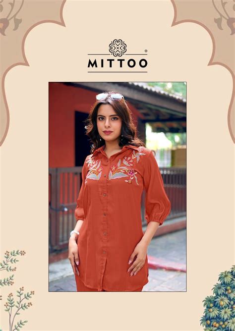 Mittoo Catwalk Viscose Weaving Co Ord Set Collection