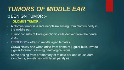 TUMORS OF EAR | PPTX
