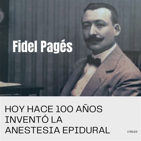 100 años de un gran invento español: LA ANESTESIA EPIDURAL. – VOZ ...