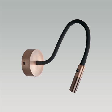 Bend Me Copper LED Light for Bedside Reading Light | Light & Living