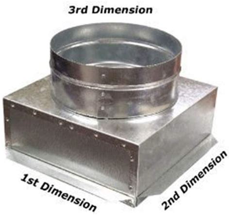Buy HVAC Plenum Ceiling Box 10X10X6 (10X10 Square to 6 Round) with ...