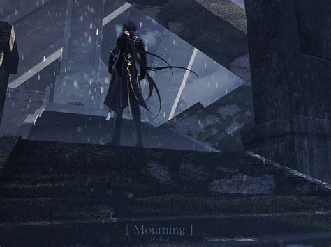 Download wallpaper ladder, guy, Lifeline, Genshin Impact, Zhongli ...