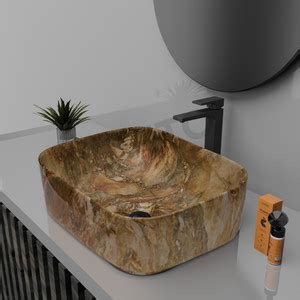 Devito (16*12*5) inch super glossy premium quality ceramic counter top ...